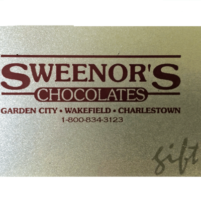 Picture of Sweenor's Chocolates Gift Card- multiple denominations